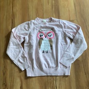 Light Pink Owl Sweater